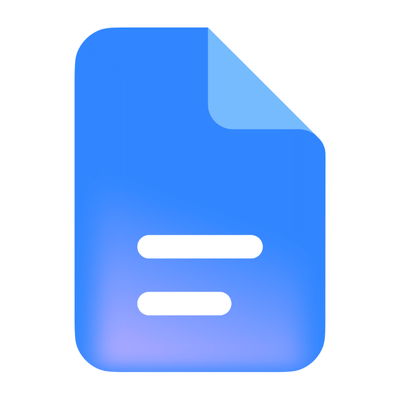 Google dokument - ikona Google dokument - ikona
